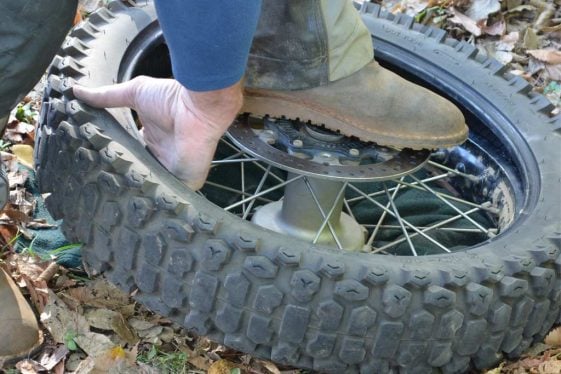 motorcycle tire puncture repair