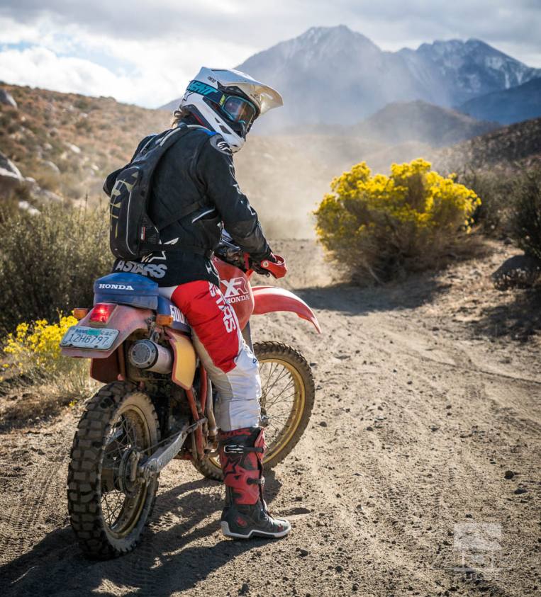 Honda XR600R at the Lone Pine 300