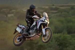 The New Africa Twin ridden off-road