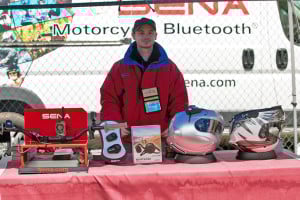Sena booth at overland expo