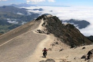 South American motorcycle tour in Ecuador