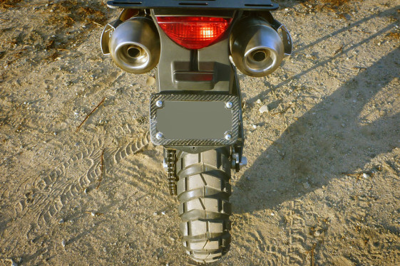 buying a used motorcycle look for a bent subframe