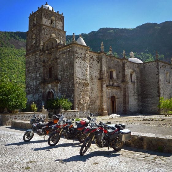 Baja motorcycle mission san javier