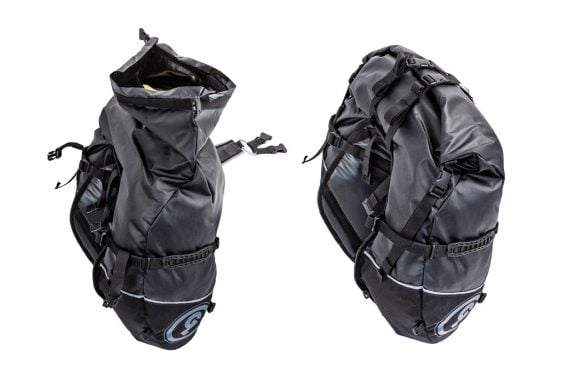 Gian Loop Coyote Saddlebag get roll-top closures