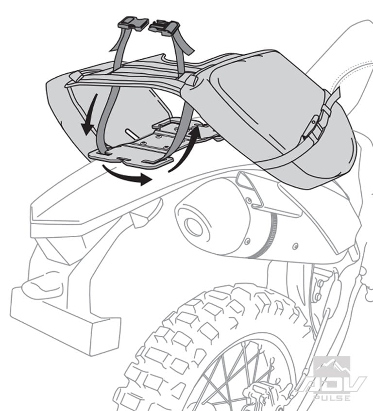 Giant Loop Tail Rack for Dual Sport Motorcycles