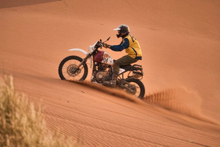 Royal Enfield Paris-Dakar-Inspired Bike Build at Scram Africa Rally