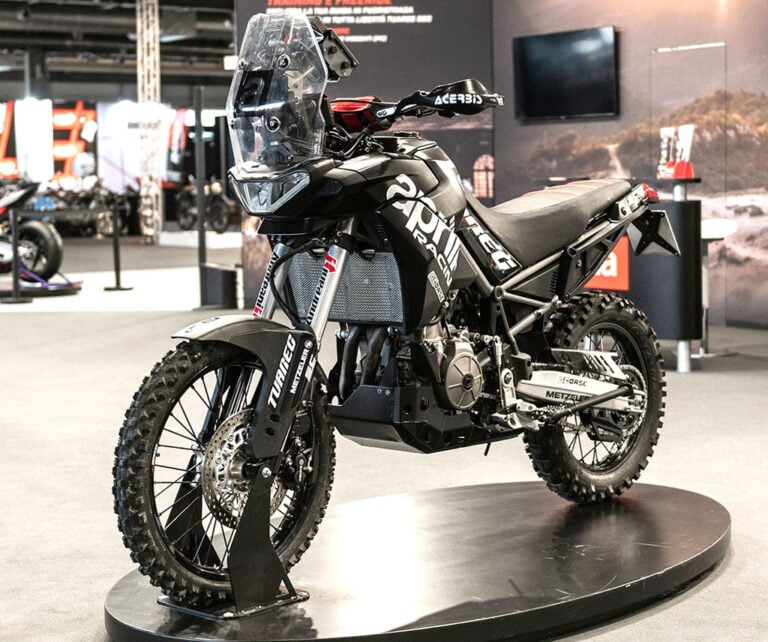 Aprilia To Return To OffRoad Racing With Rally Version of Tuareg 660 ADV Pulse