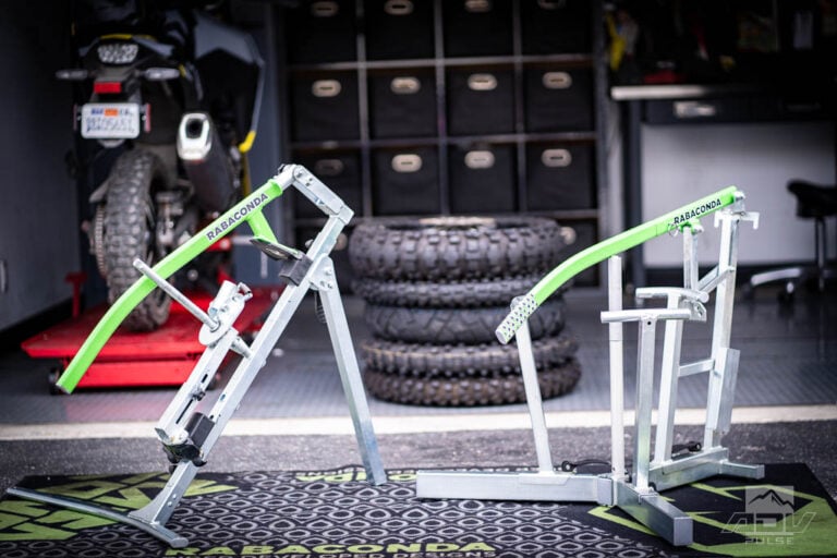 Rabaconda Street Bike Tire Changer Quick ScratchFree Tire Swaps ADV