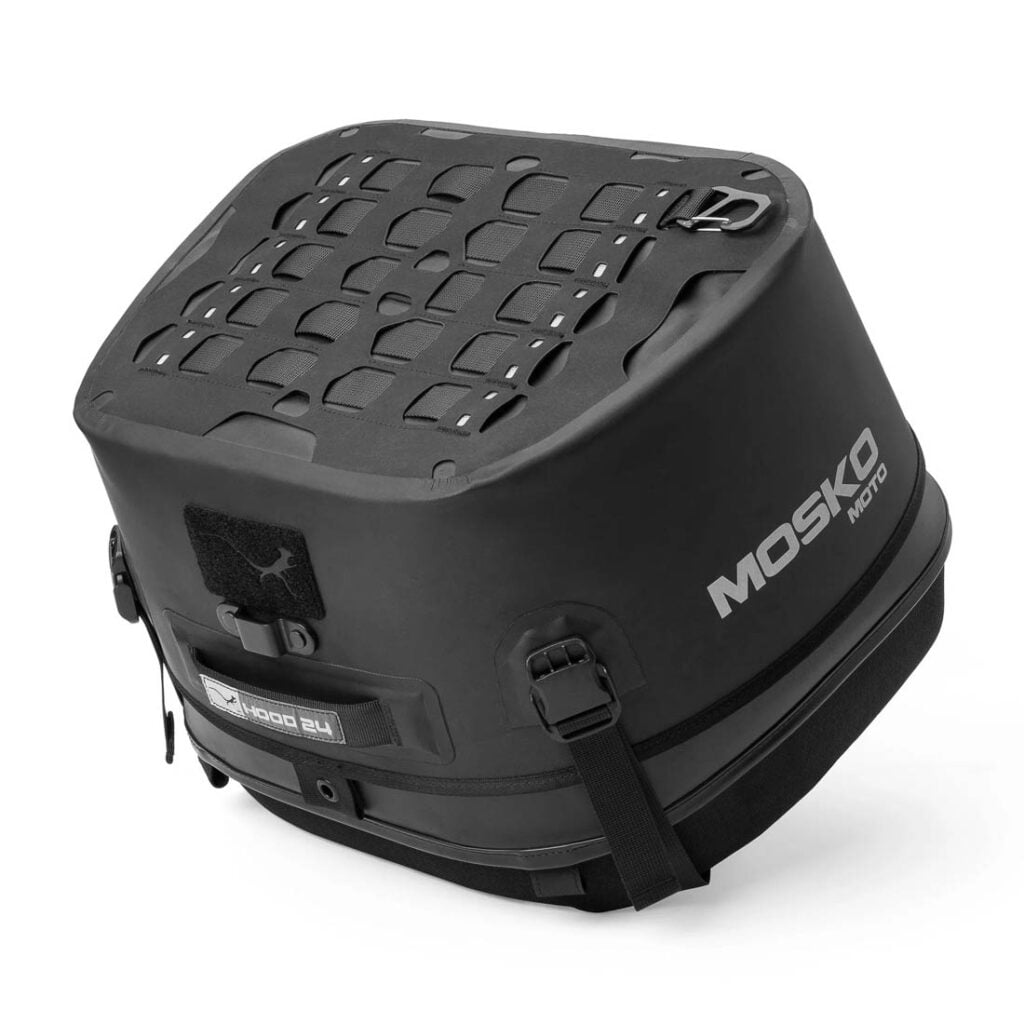 Mosko Moto Debuts All-New Zipperless, Waterproof 'Hood Tail Bag' - ADV ...