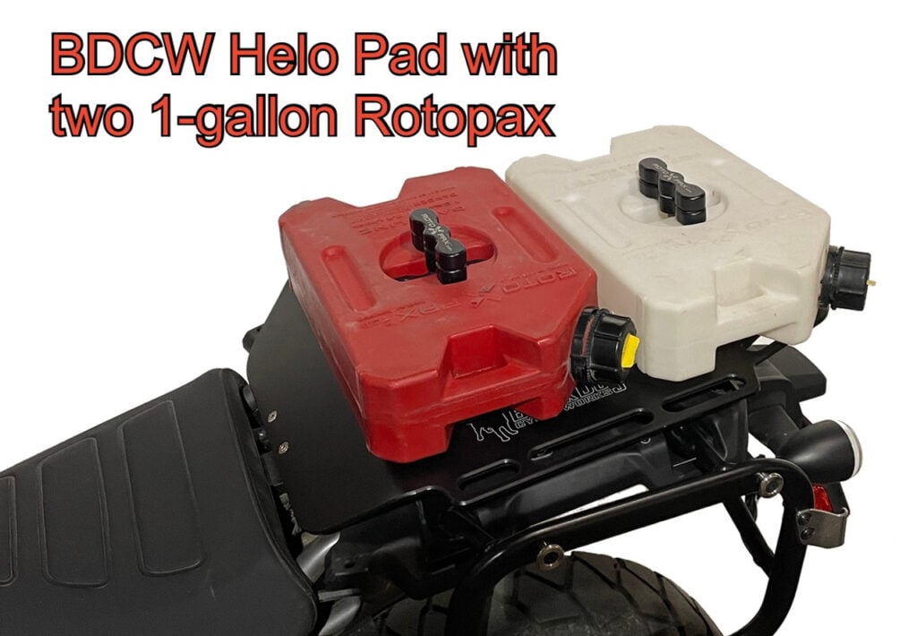 BDCW Helo Pad Pan America adventure motorcycle