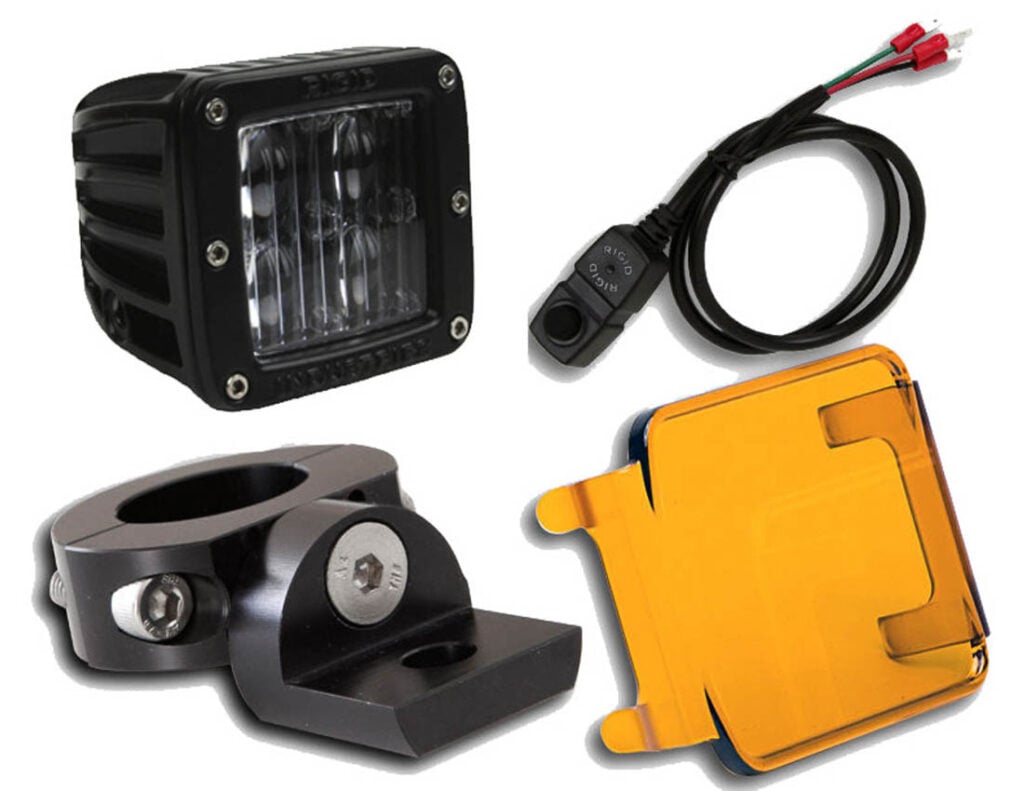 BDCW Auxiliary lights Pan America adventure motorcycle