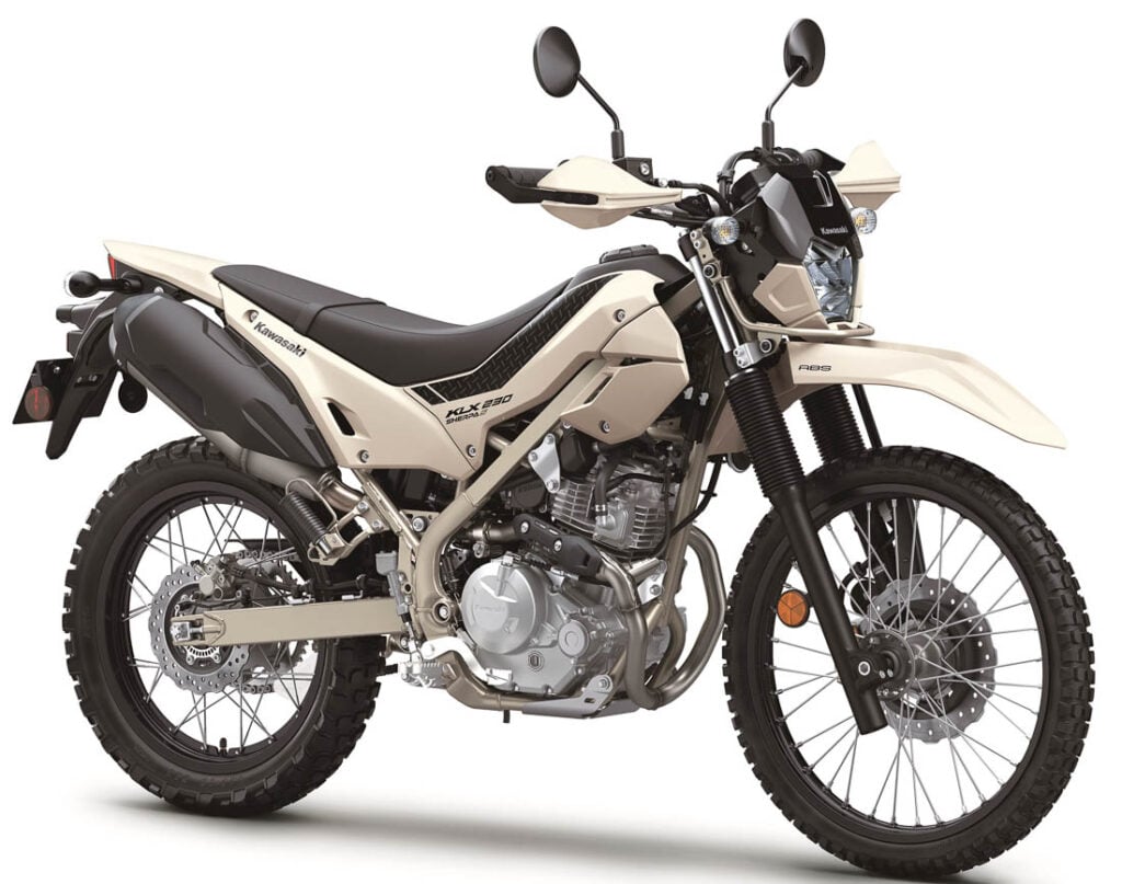 2026 KLX 230 Sherpa S and KLX230 DF Dual Sport motorcycles