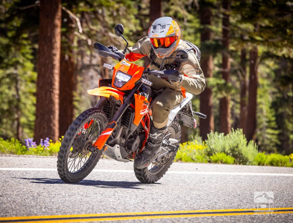 2025 KTM 390 Enduro R street test