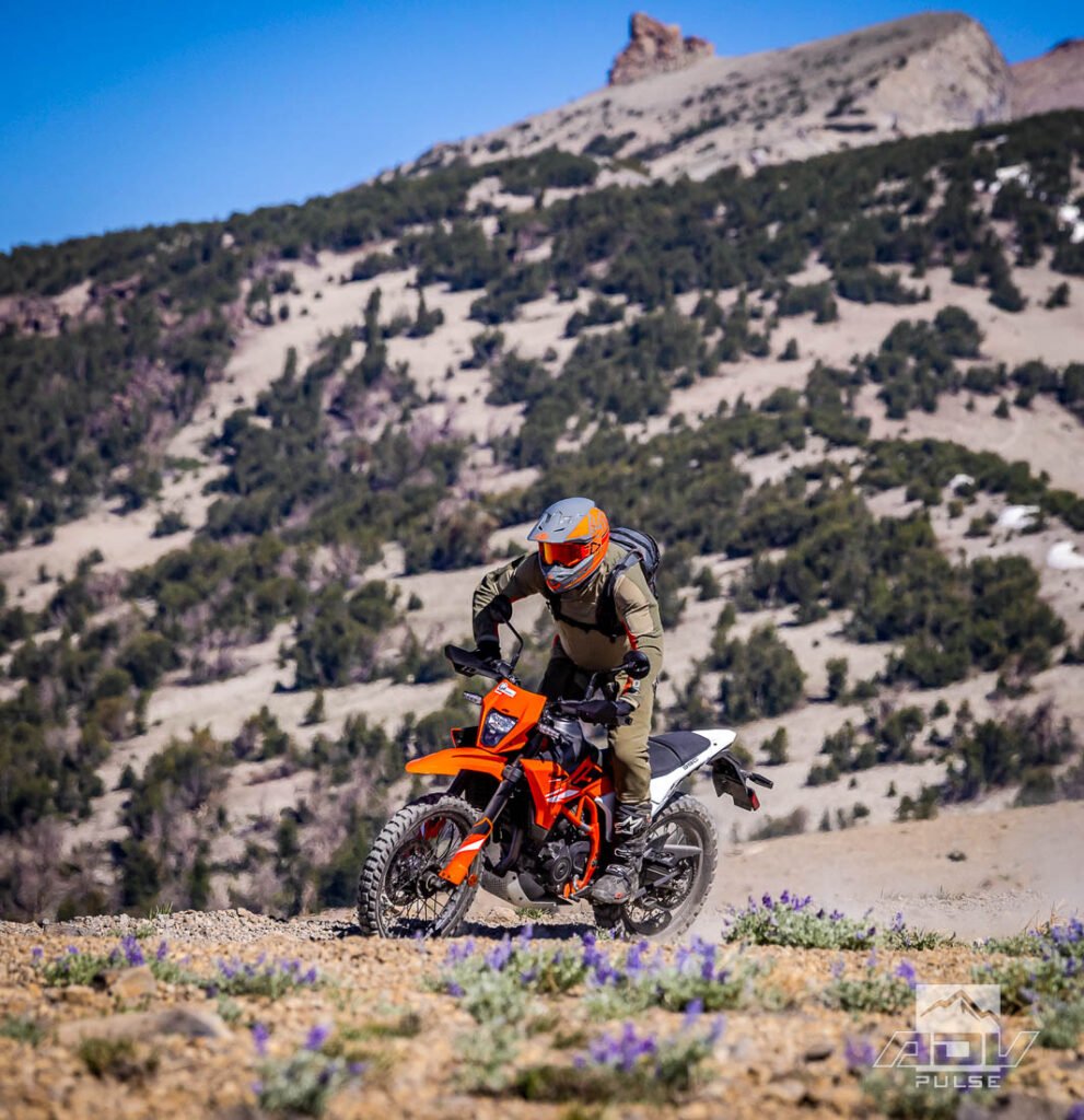 2025 KTM 390 Enduro R testing