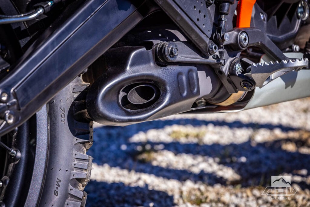 KTM 390 Adventure R exhaust system
