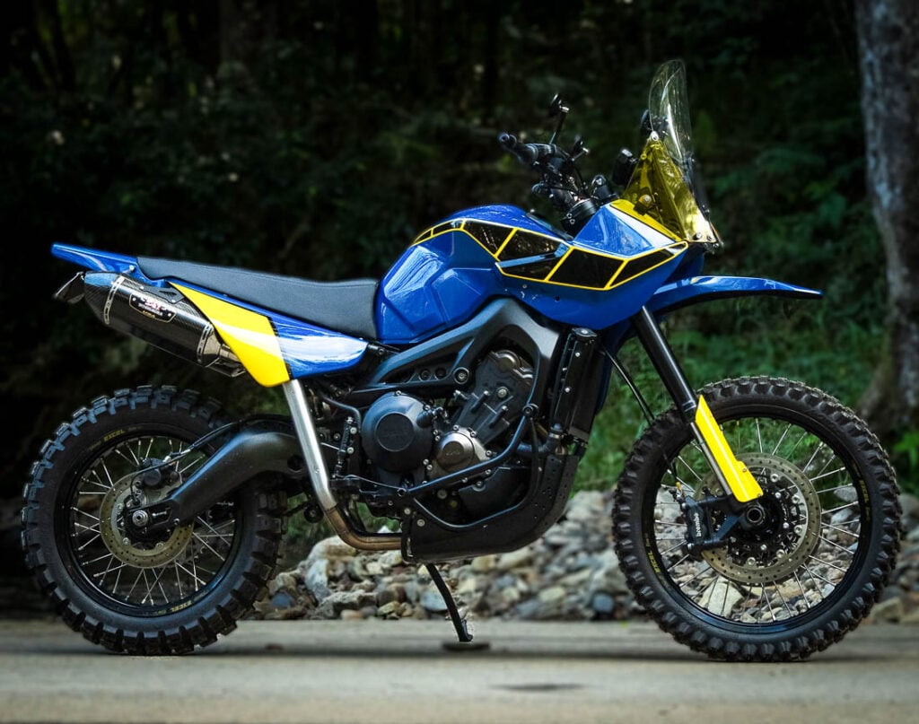 Tenere 900 MT-09 rally raid adventure motorcycle