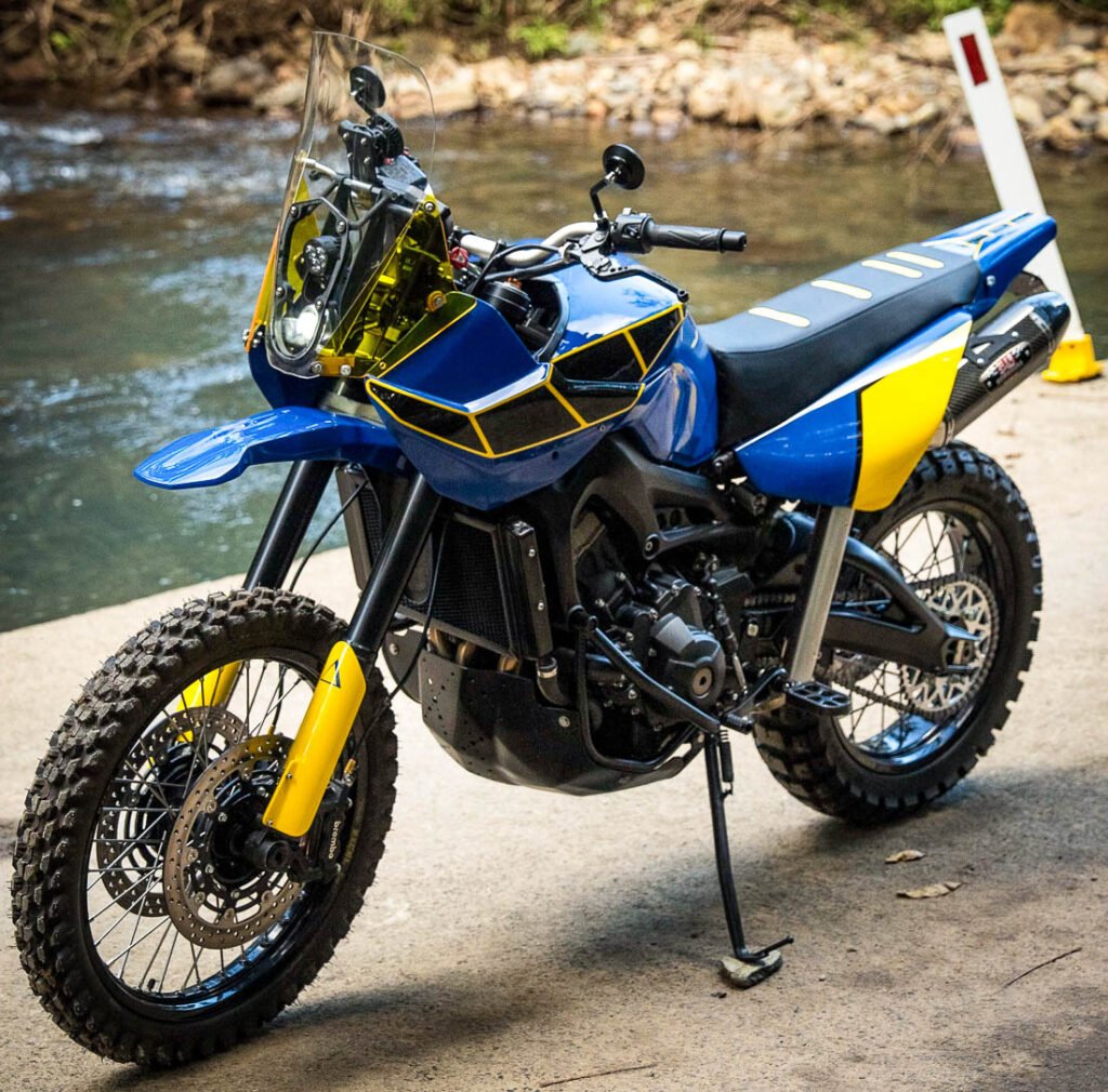 Tenere 900 MT-09 rally raid adventure motorcycle