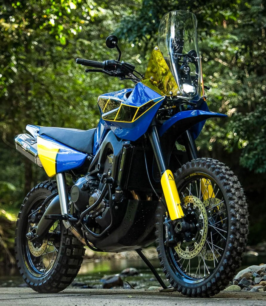 Tenere 900 MT-09 rally raid adventure motorcycle