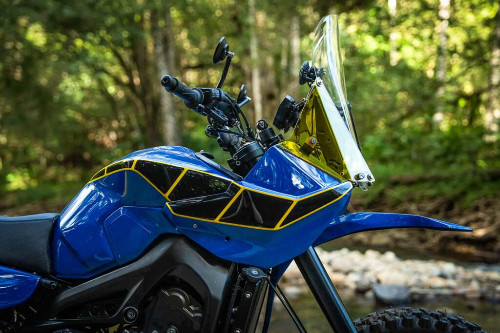 Tenere 900 MT-09 rally raid adventure motorcycle