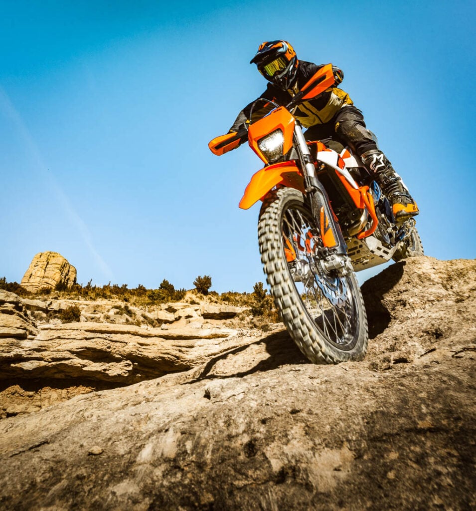 2026 KTM 690 Enduro R off-road riding suspension updates.