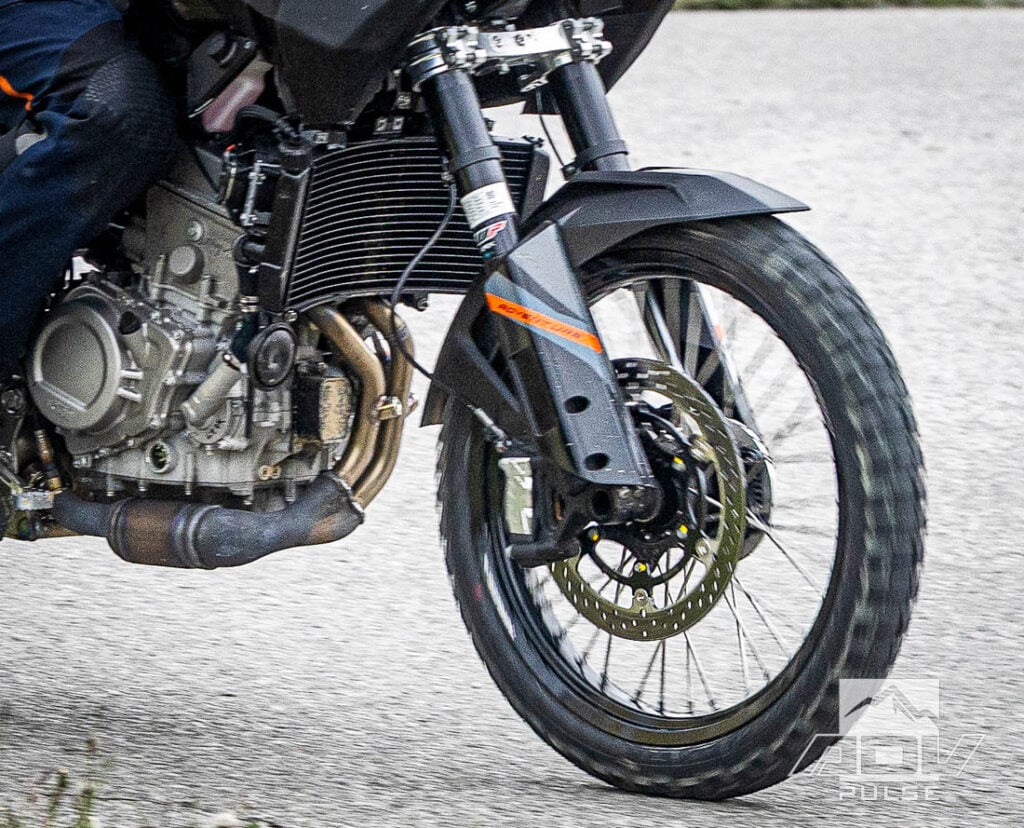 KTM 450 adventure bike spied testing