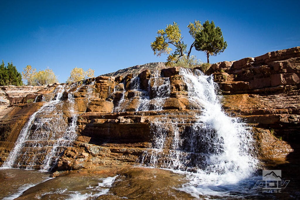 Riding to Toquerville Falls Utah