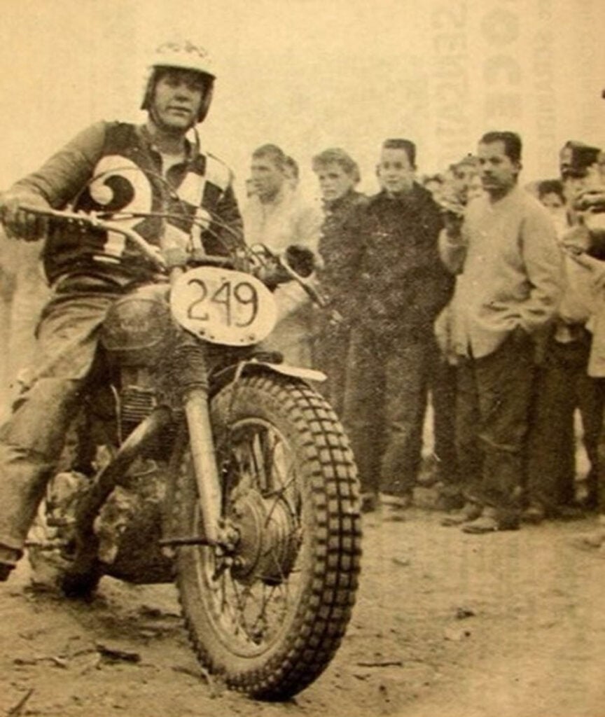 The rookie #249 Eddie Mulder Taking on the Big Bear Run