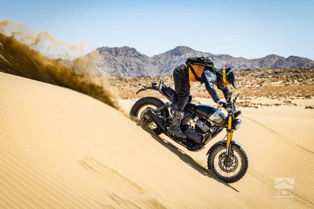 Dune Riding on the Royal Enfield Bear 650