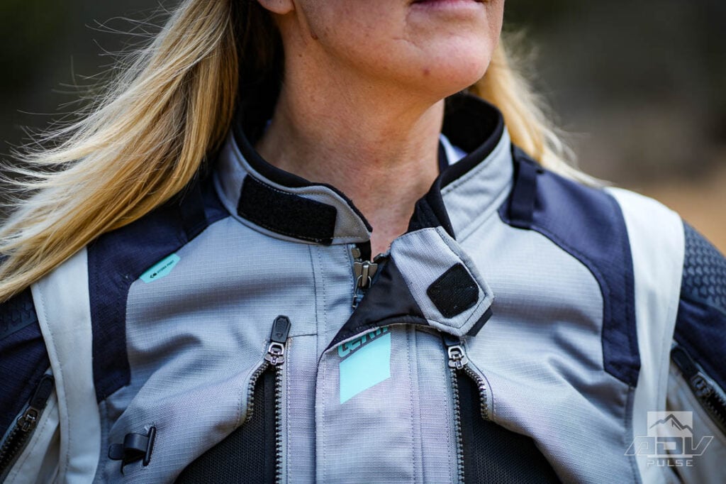 Leatt Women's MultiTour jacket collar