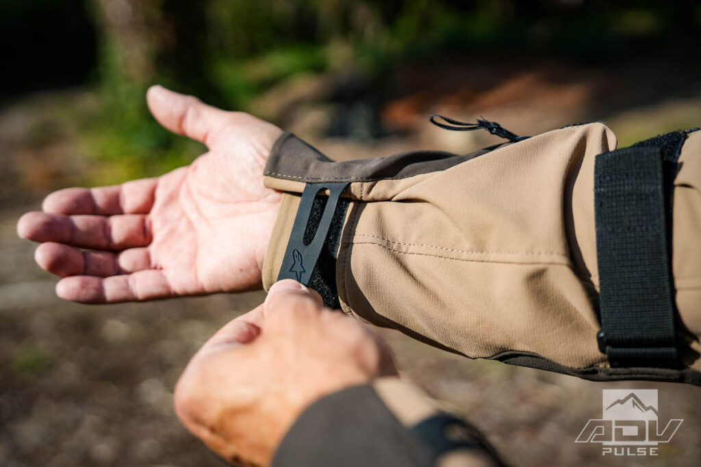 Alpinestars AMT-8 Adventure jacket cuffs