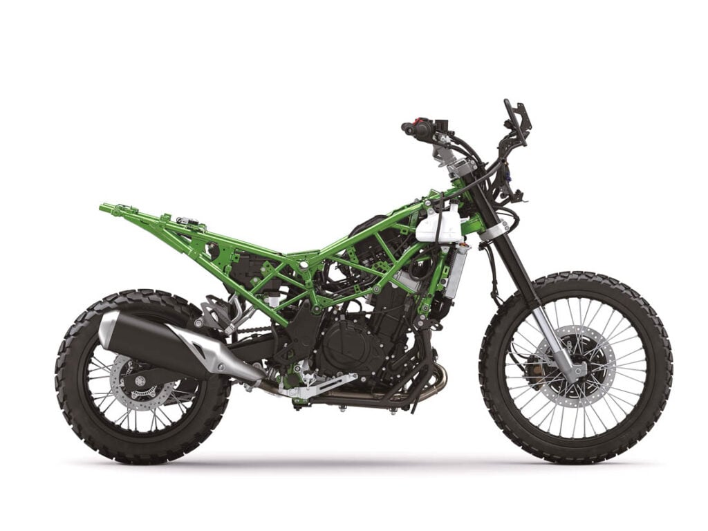 2026 Kawasaki KLE500 adventure motorcycle specs