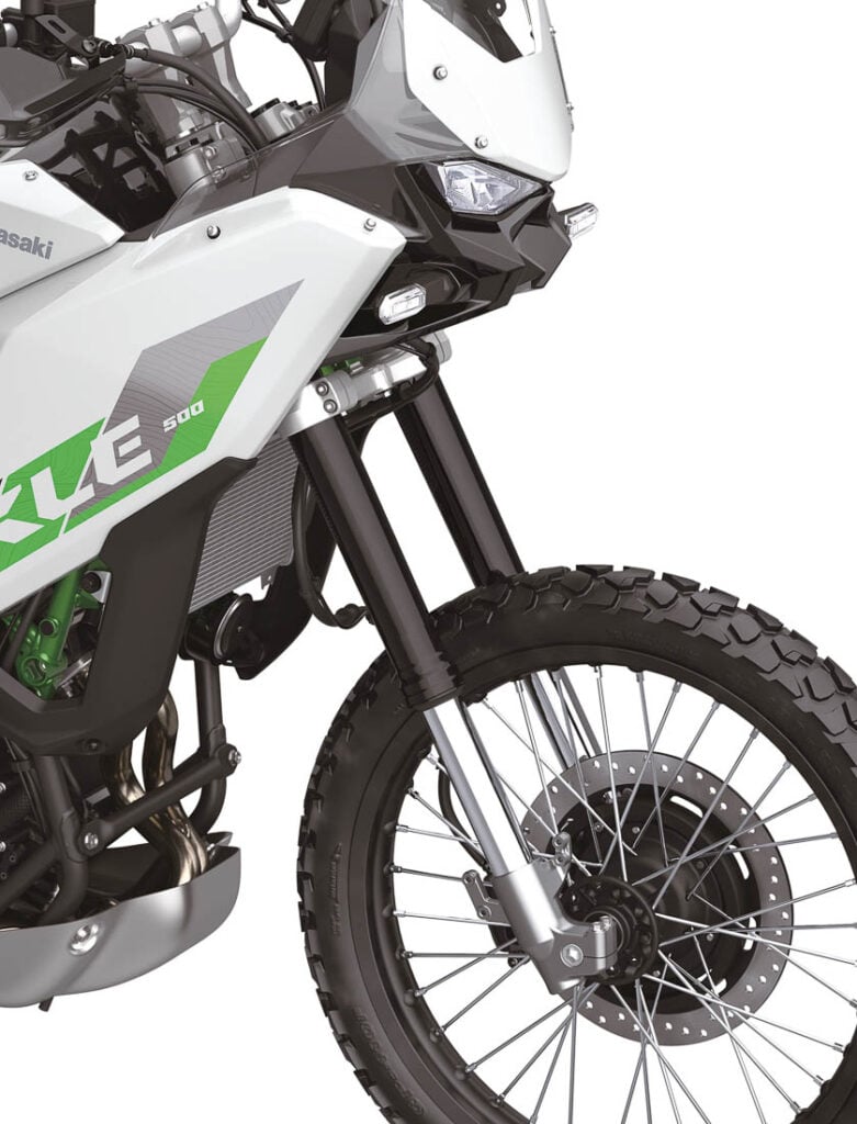 2026 Kawasaki KLE500 adventure motorcycle specs