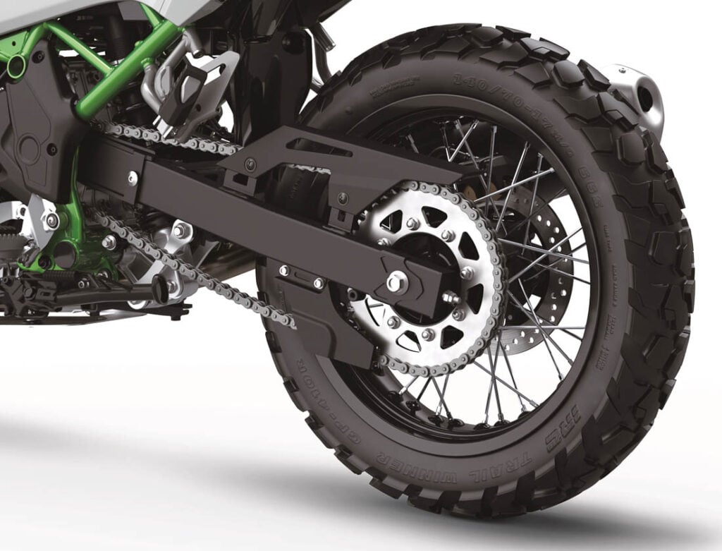 2026 Kawasaki KLE500 adventure motorcycle specs