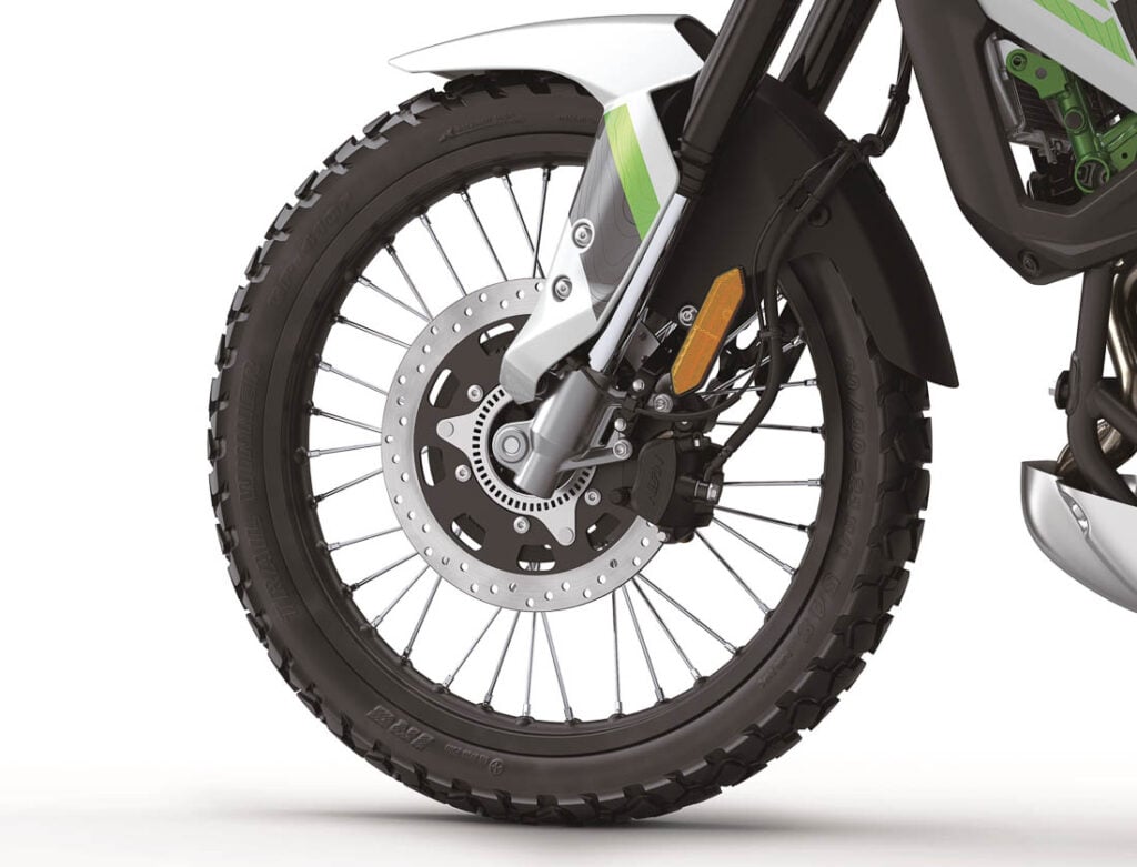 2026 Kawasaki KLE500 adventure motorcycle specs