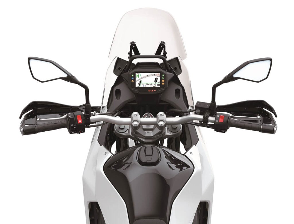 2026 Kawasaki KLE500 adventure motorcycle specs