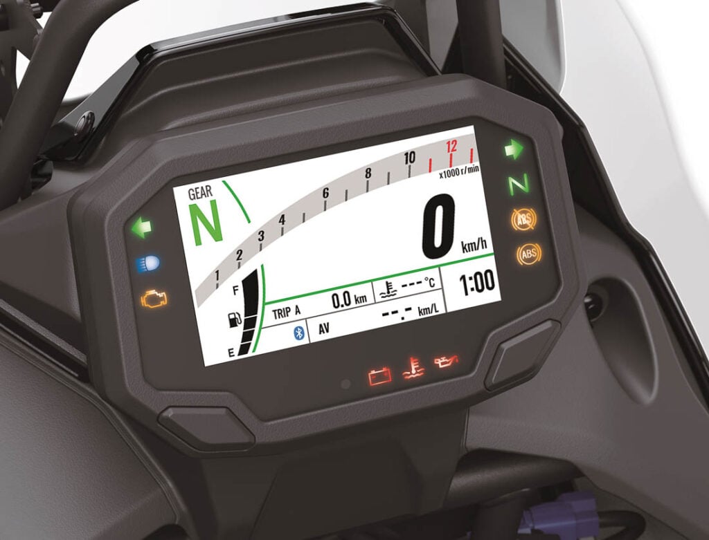 2026 Kawasaki KLE500 adventure motorcycle specs