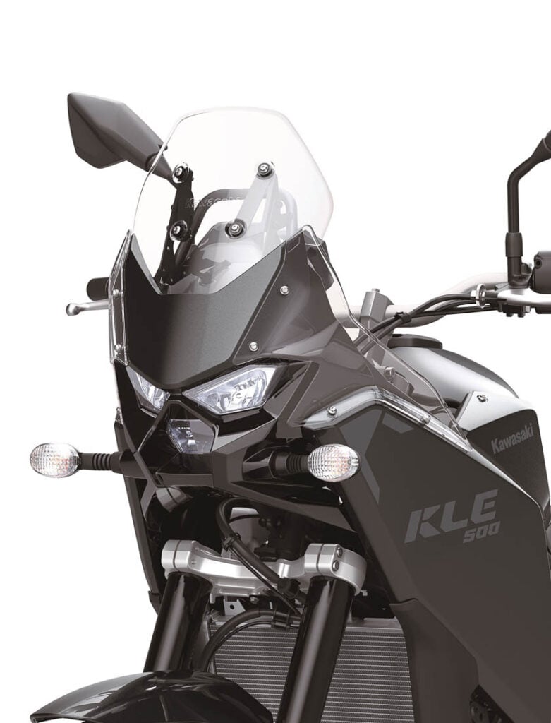 2026 Kawasaki KLE500 adventure motorcycle specs