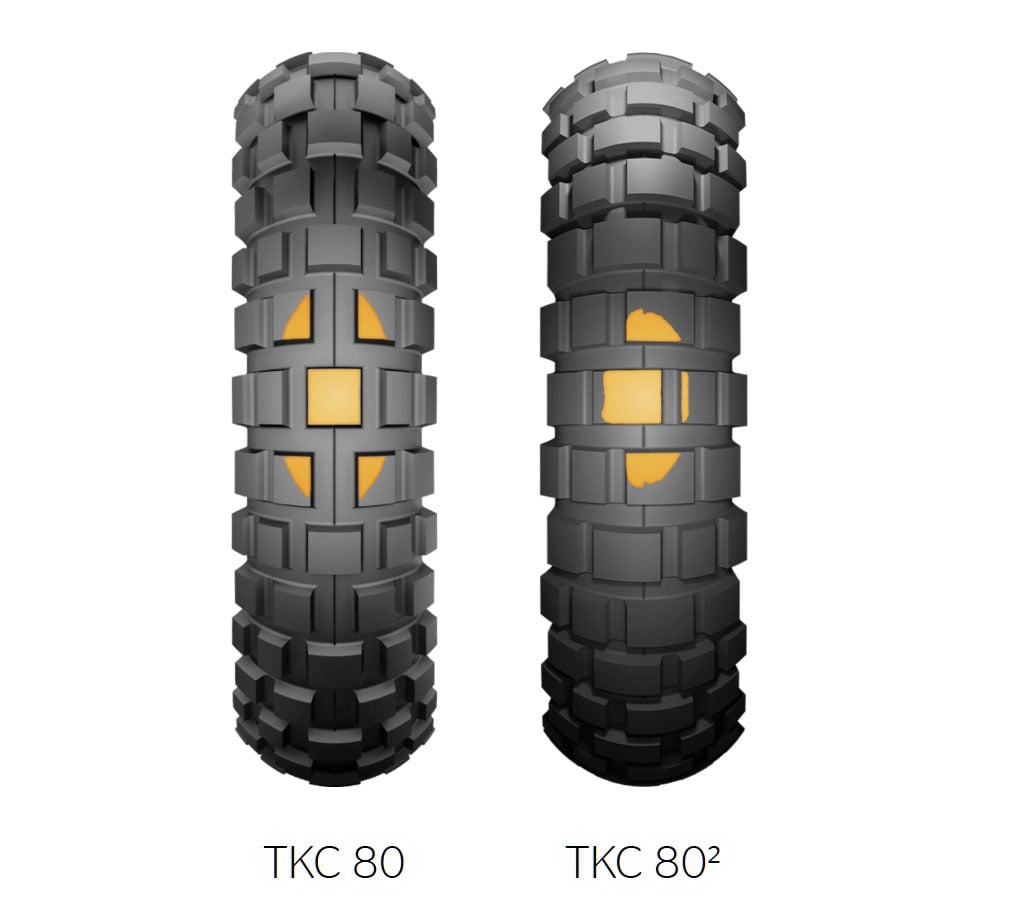 New Continental TKC80 second generation 50/50 dual sport tire