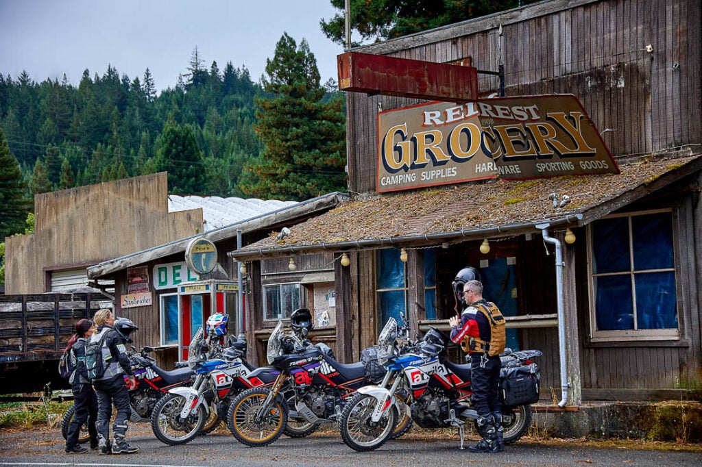 BDR-X Lost Coast motorcycle route