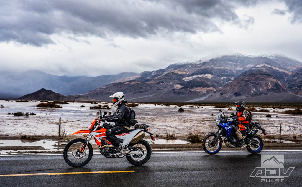 Riding Death Valley in the Rain