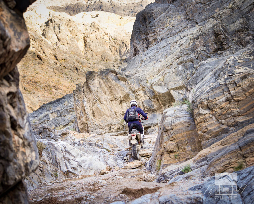 Riding Death Valley Dedeckera Canyon