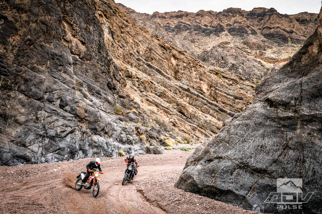Riding Death Valley Echo Canyon