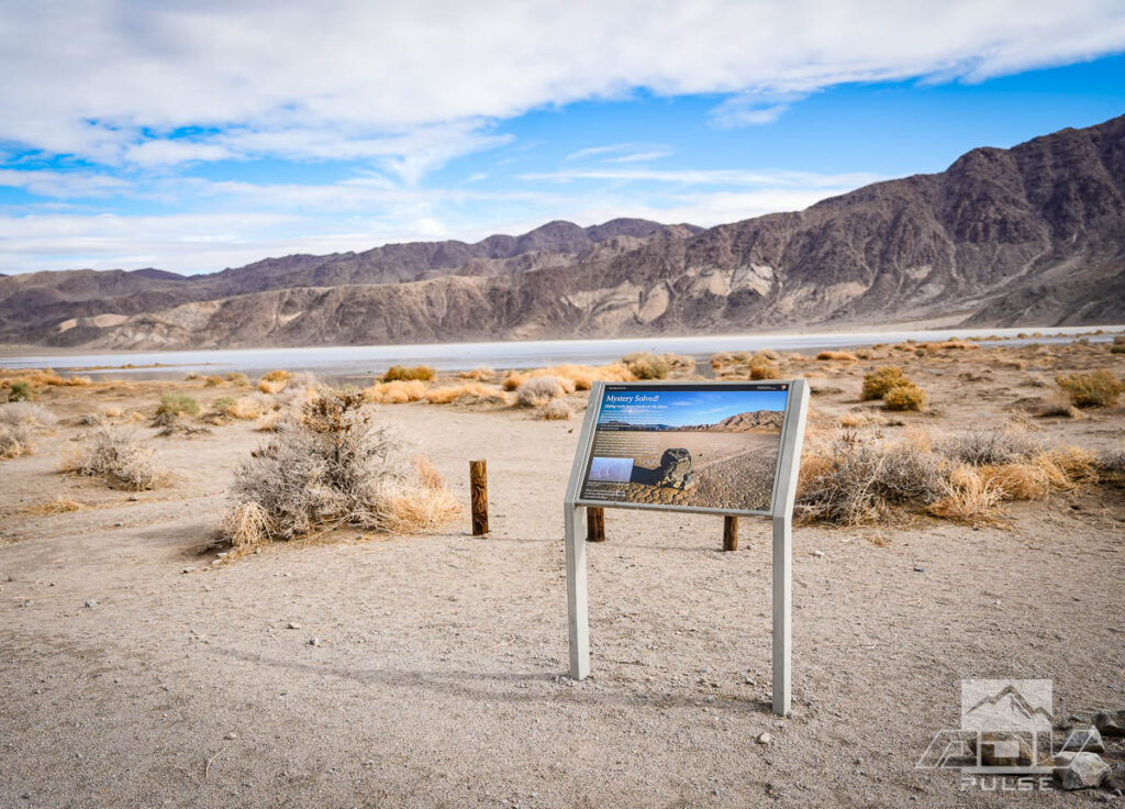 Riding Death Valley Race Track