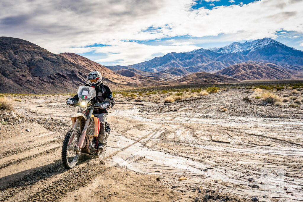 Riding Death Valley Ubehebe Crater