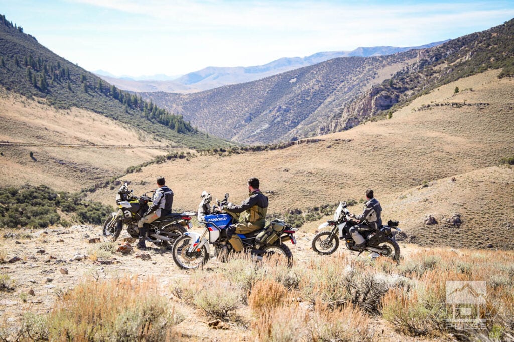Mosko Moto Dusty Lizard Sawtooth Mountains Idaho