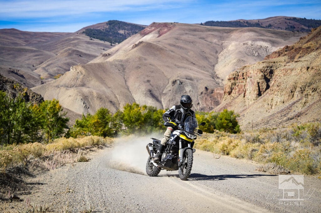 Mosko Moto Dusty Lizard Sawtooth Mountains Idaho