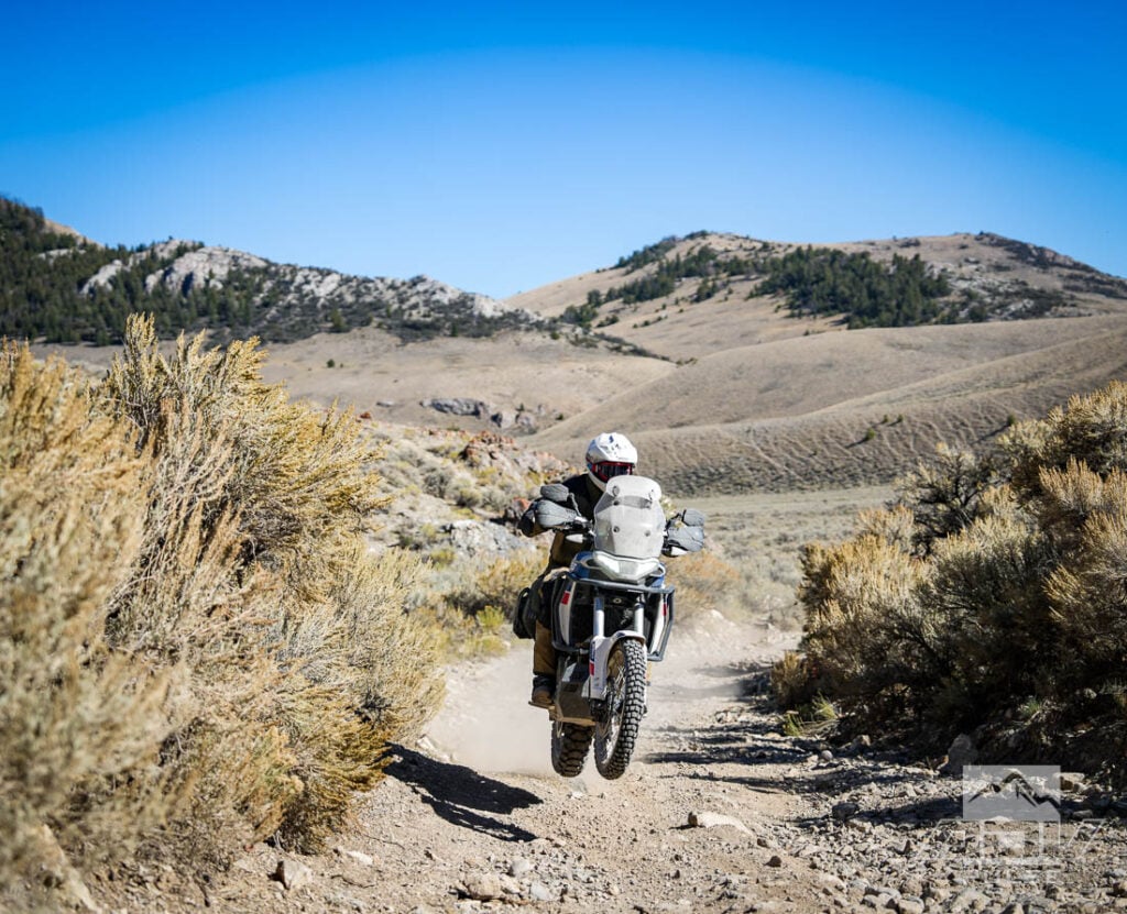 Mosko Moto Dusty Lizard Sawtooth Mountains Idaho