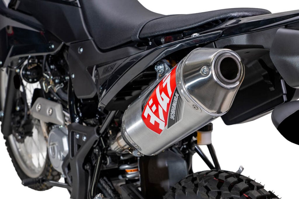 Yoshimura race exhaust add more power to Yamaha's WR125R