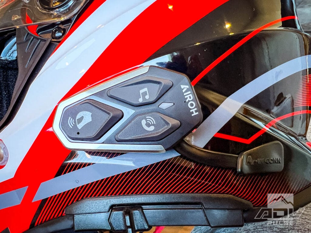 Airoh Commander 2 with AWC4 Bluetooth intercom system