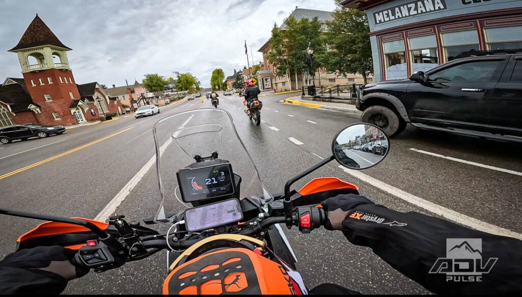 KTM 390 Adventure R in the city